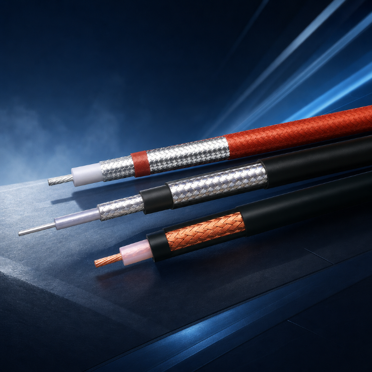 High Power Flexible Coaxial Cable
